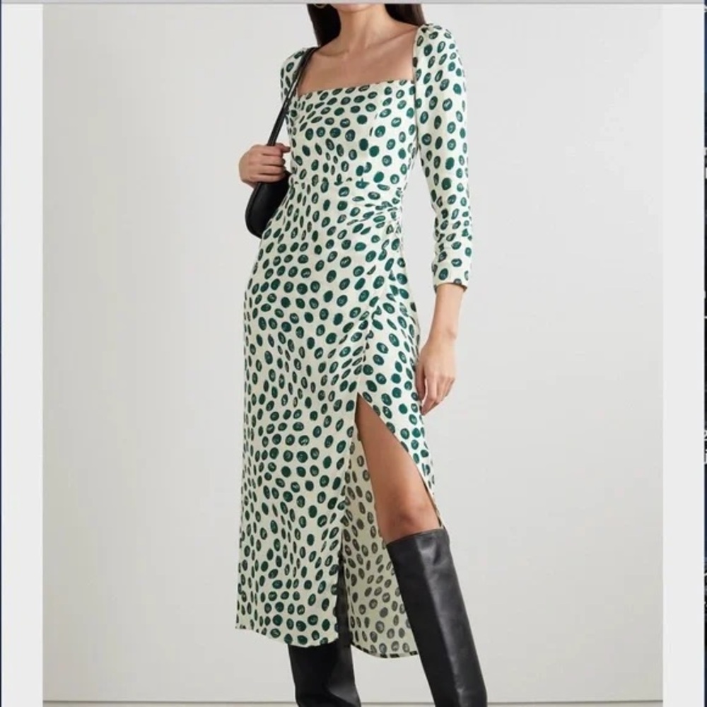 Reformation Hilda wrap dress